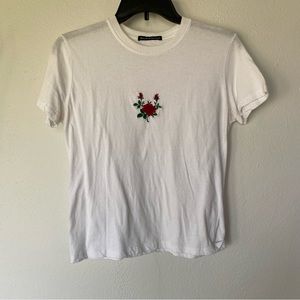 White shirt with embroidery